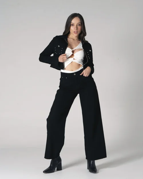 Chaqueta Denim Slim Glam
