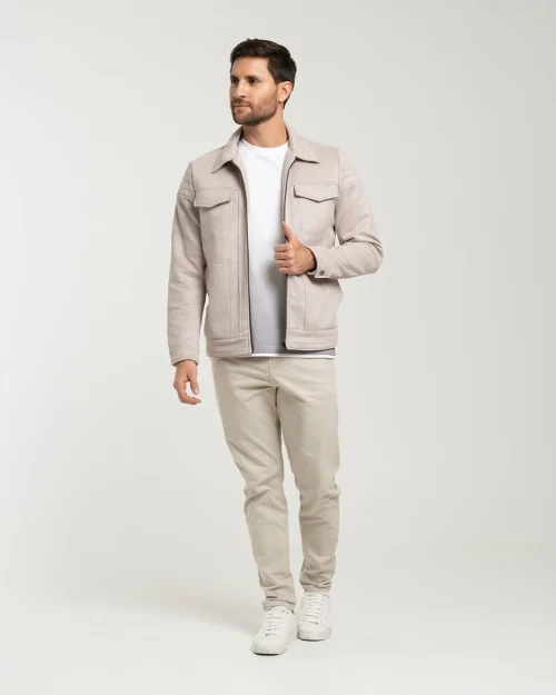 Chaqueta Gamuza Regular Summit