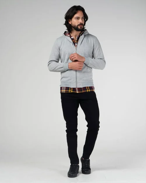 Chaqueta Imitacion Sobrecamisa Con Capota Harry