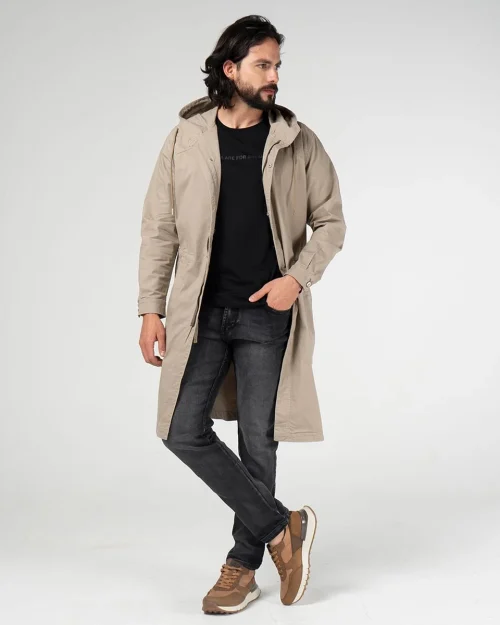 Chaqueta Parka Dril Regular East