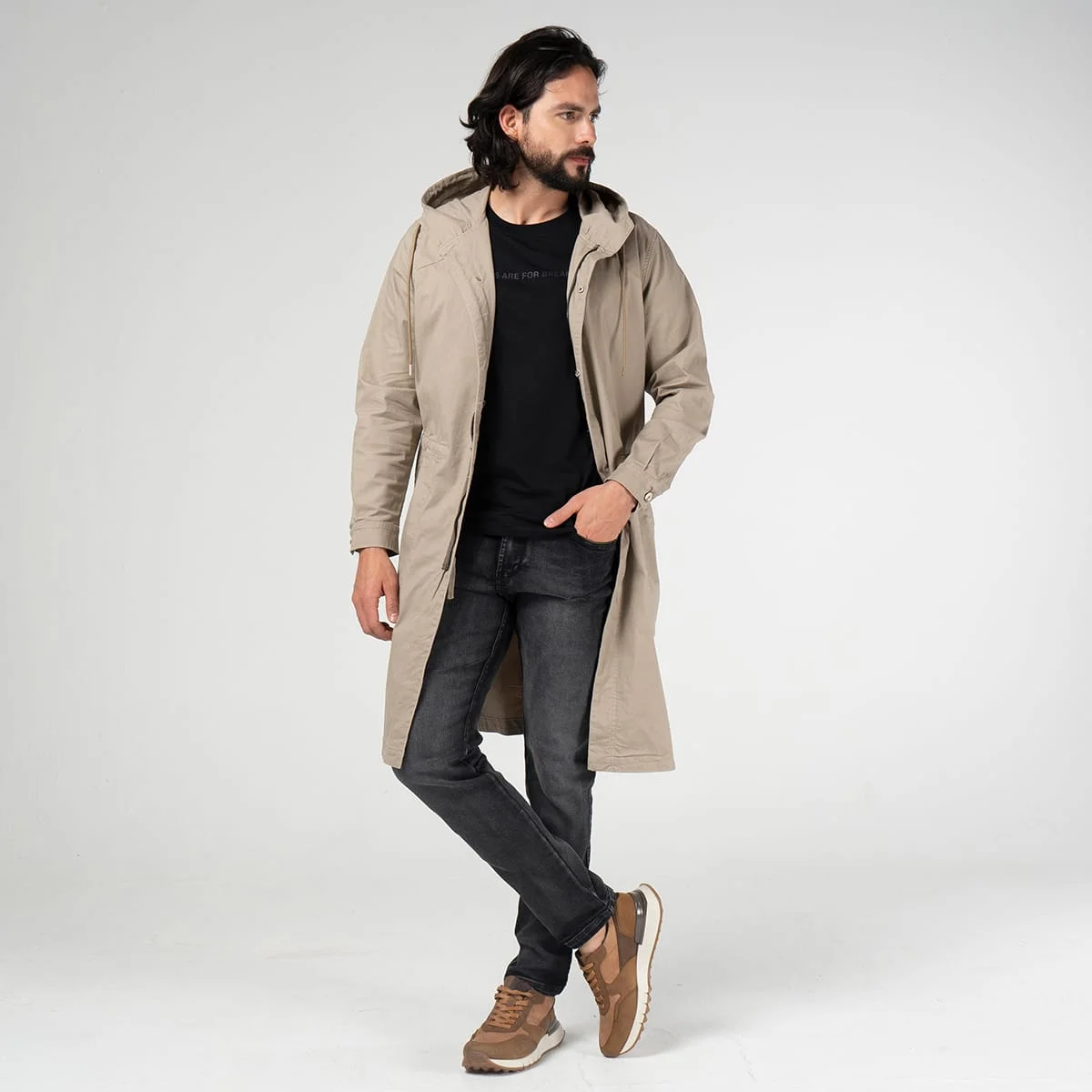 Chaqueta Parka Dril Regular East