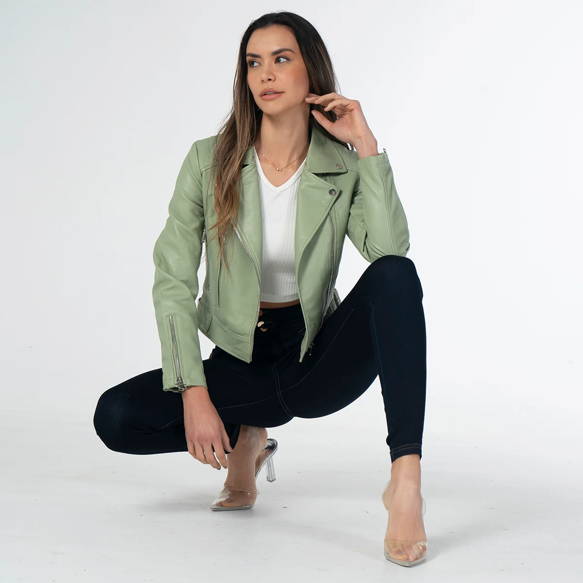 Chaqueta Sintetica Biker Carlota