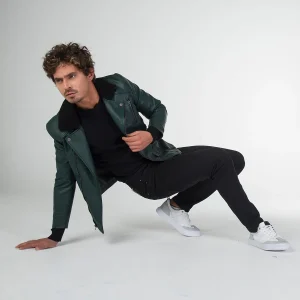 Chaqueta Sintetica Biker Slim Charls