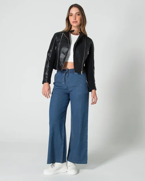 Chaqueta Sintetica Biker Style