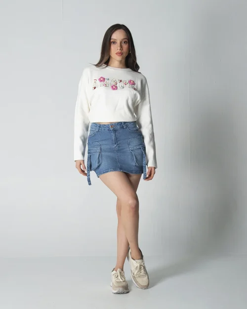 Falda Cargo Corta Goozip