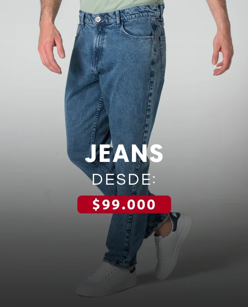 Venta cruzada - Hombre - Jeans desde $69000