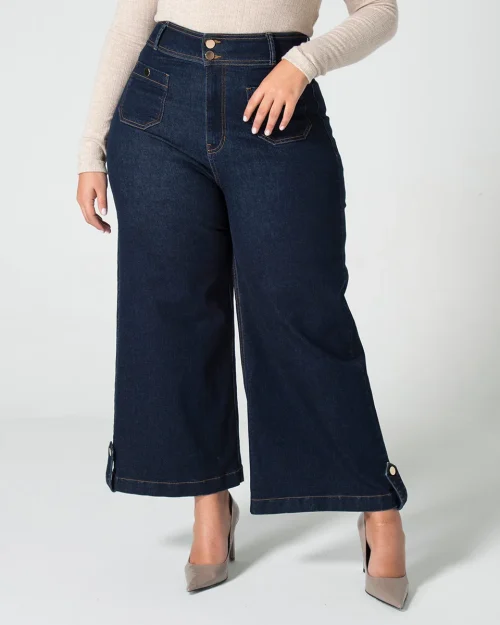 Jean Curvy Denim Culotte Myke