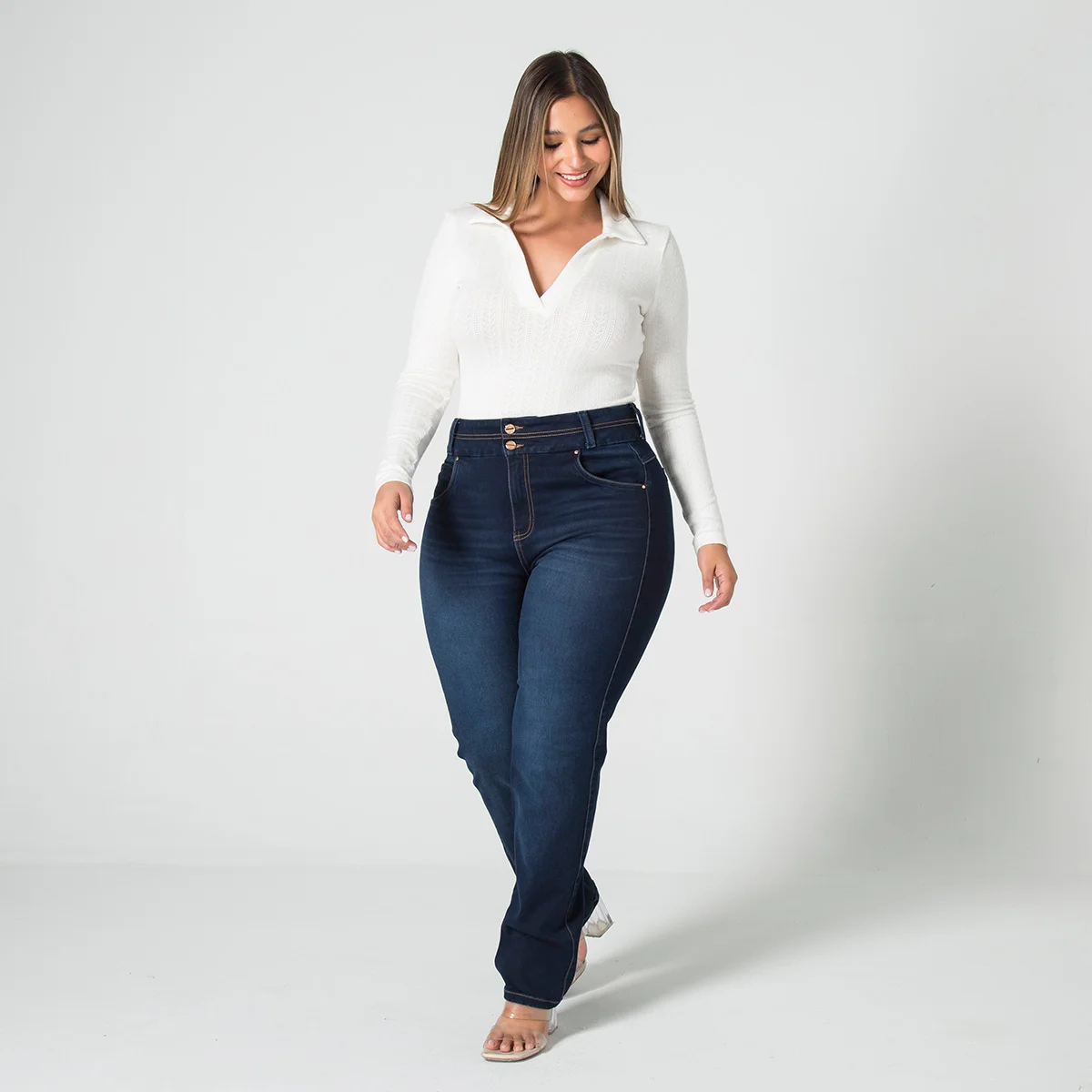 Jean Curvy Denim Slim Ranks
