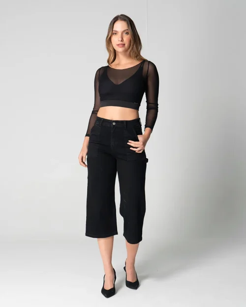 Jean Denim Culotte Music