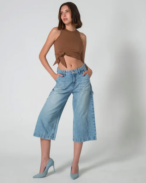 Jean Denim Culotte Thank