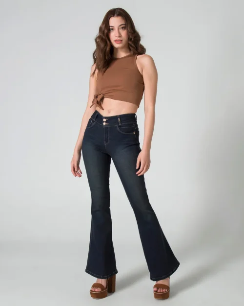 Jean Denim Flare Mom