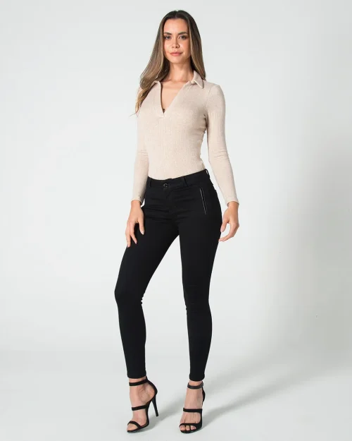 Jean Denim Skinny Maroon