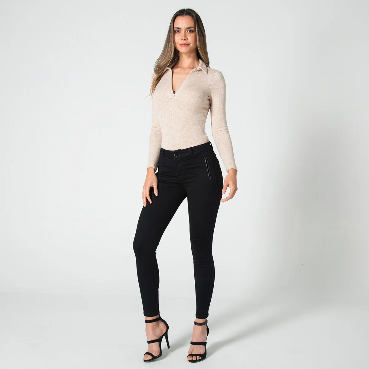 Jean Denim Skinny Maroon