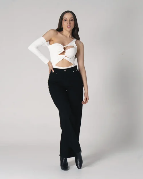 Jean Denim Wide Leg Glammed