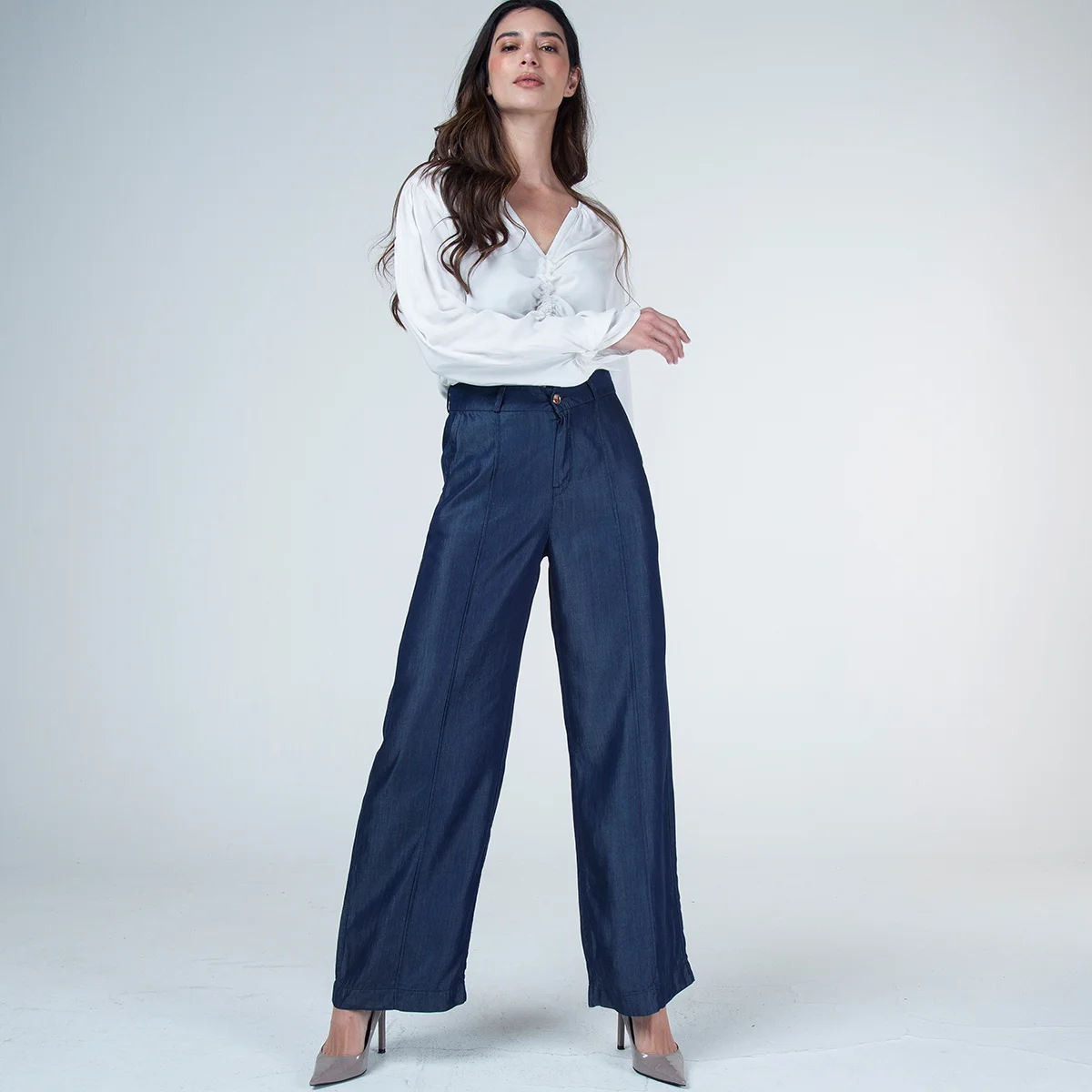 Jean Denim Wide Leg Just