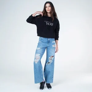 Jean Denim Wide Leg Limon