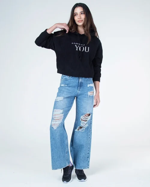 Jean Denim Wide Leg Limon