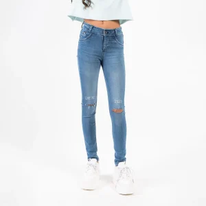 Jean Skinny Tiro Medio Now Teos