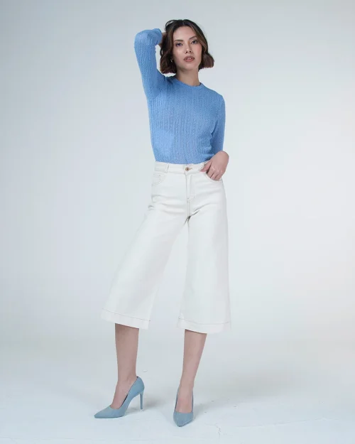 Pantalon Denim Culotte Epico