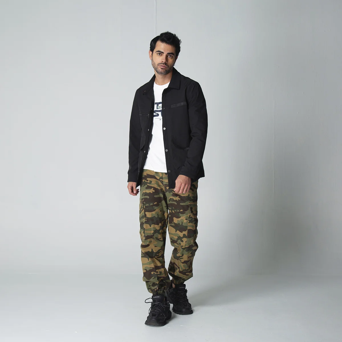 Pantalon Dril Jogger Camu