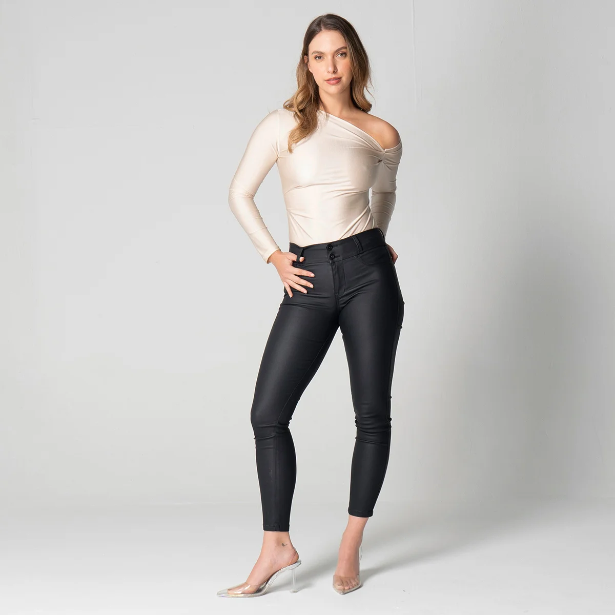 Pantalon Skinny Encerado Soul