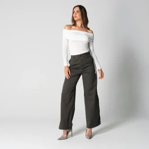 Pantalon Unicolor Wide Leg Zac