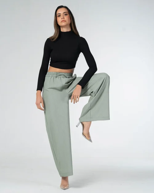 Pantalon Wide Leg Smile