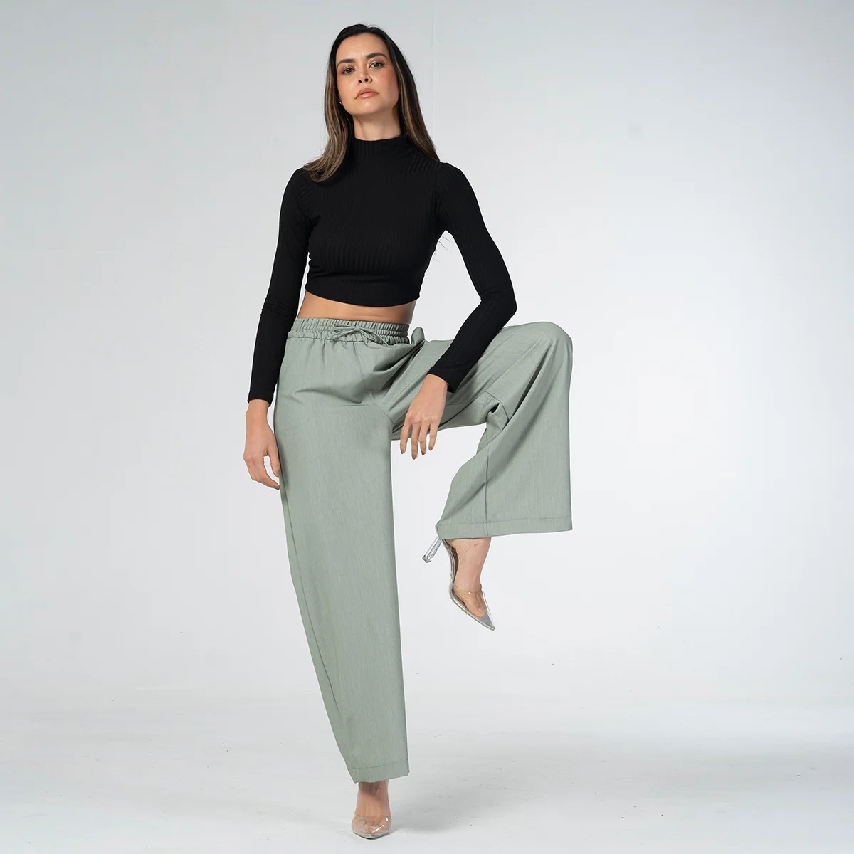 Pantalon Wide Leg Smile