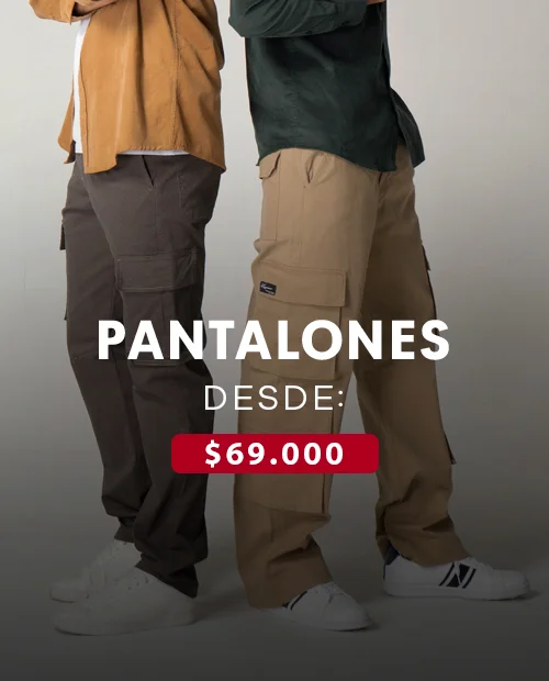 Venta cruzada - Hombre - pantalones desde $69,000