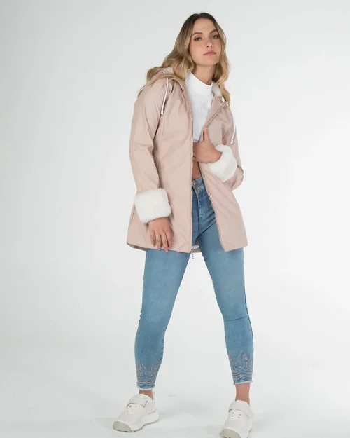 Parka Sintetica Slim Charlotte