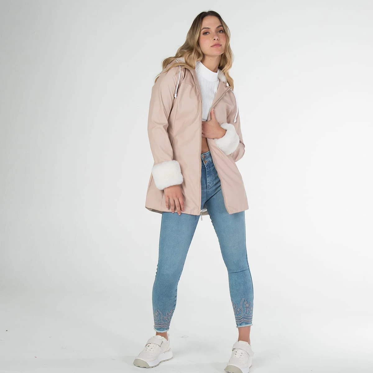 Parka Sintetica Slim Charlotte
