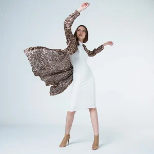 Vestido Regular Estampado Print Wilds