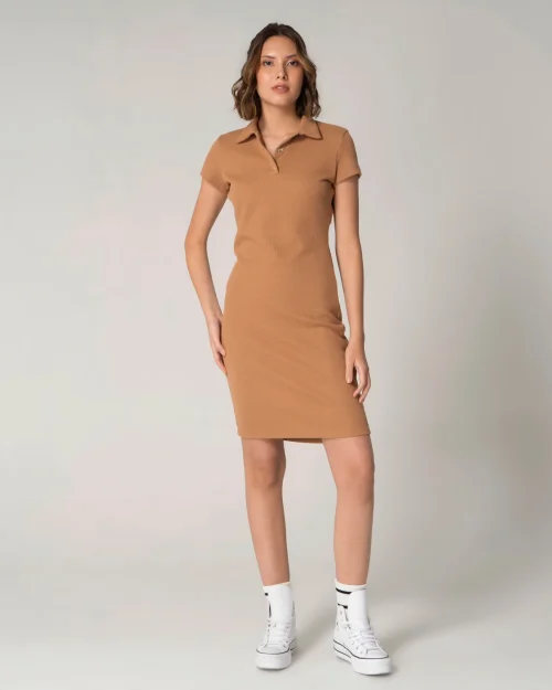 Vestido Slim Cuello Camisero Sport England