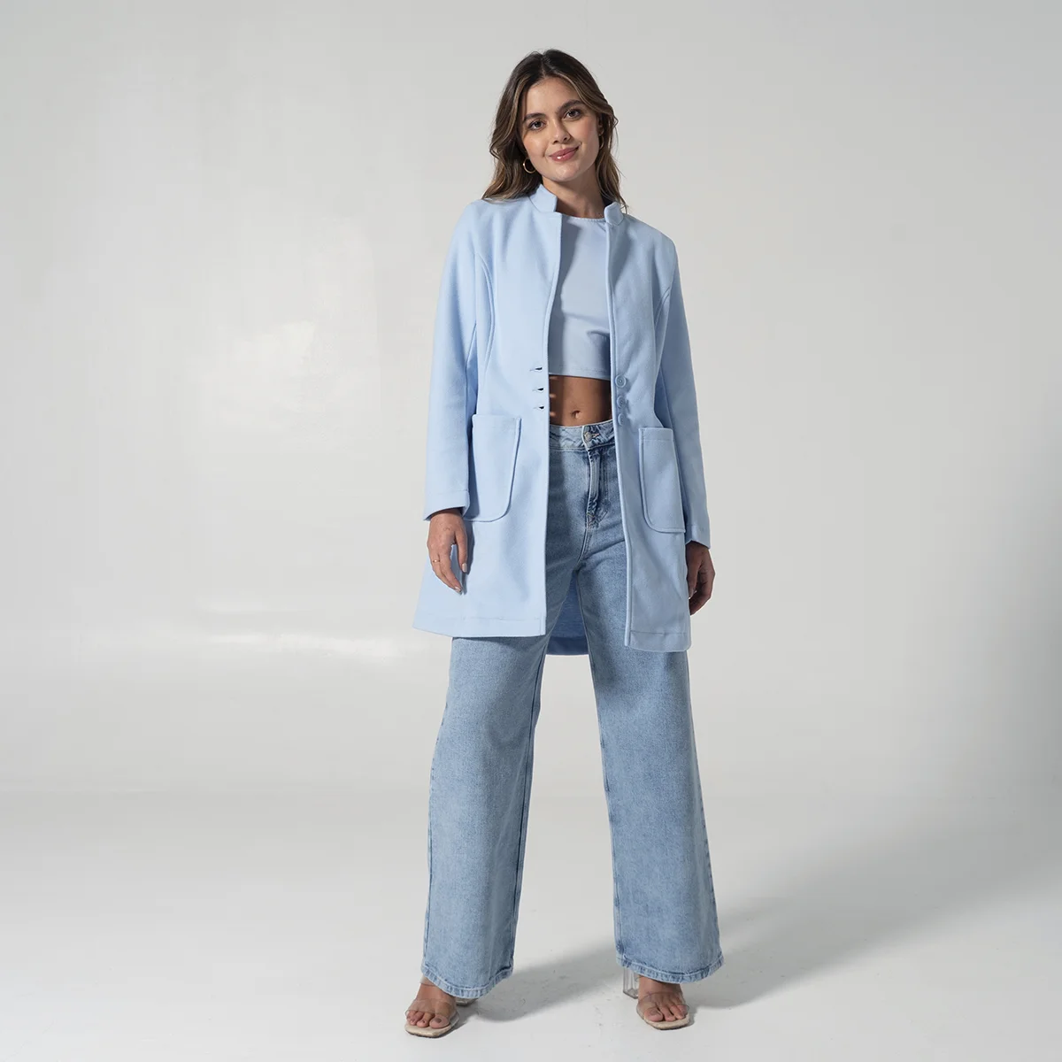 Abrigo Slim Cuello Neru Gansta