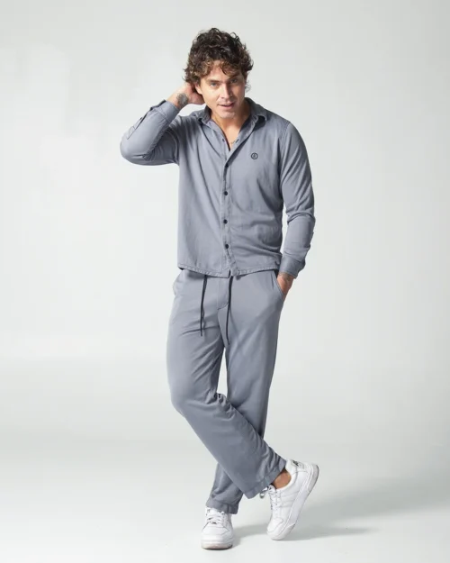 Camisa Slim Casual Fire