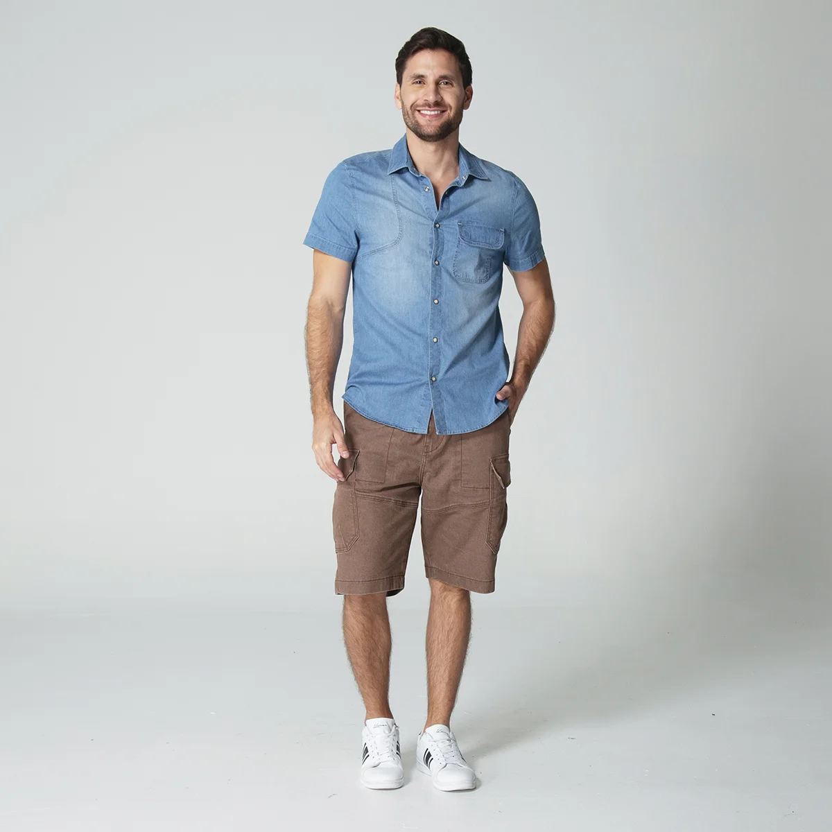 Camisa Denim Regular Texas