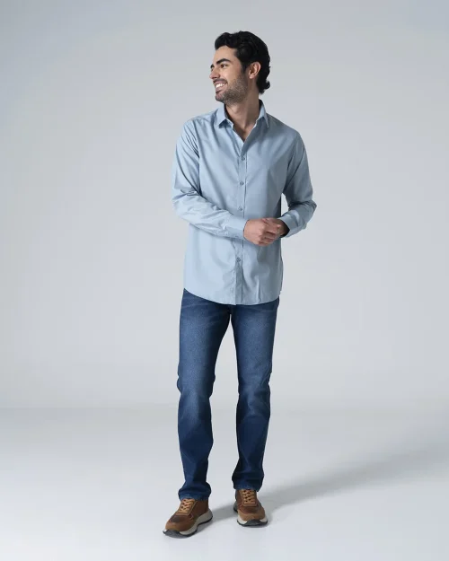Camisa Formal Unicolor Slim Collyns