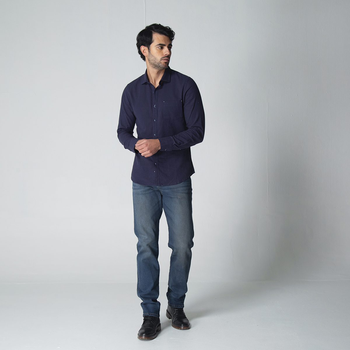 Camisa Manga Larga Formal Boston