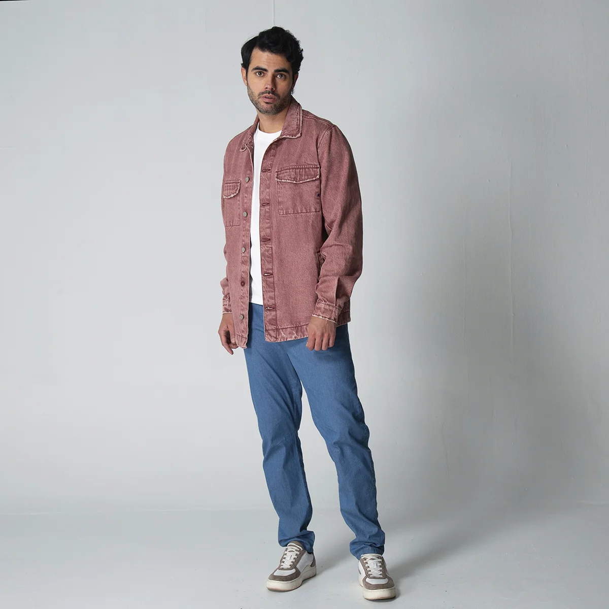 Chaqueta Regular Denim Clasica Terra
