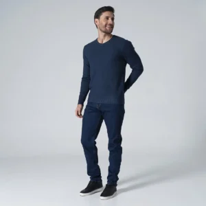 Jean Denim Slim Basico Orange