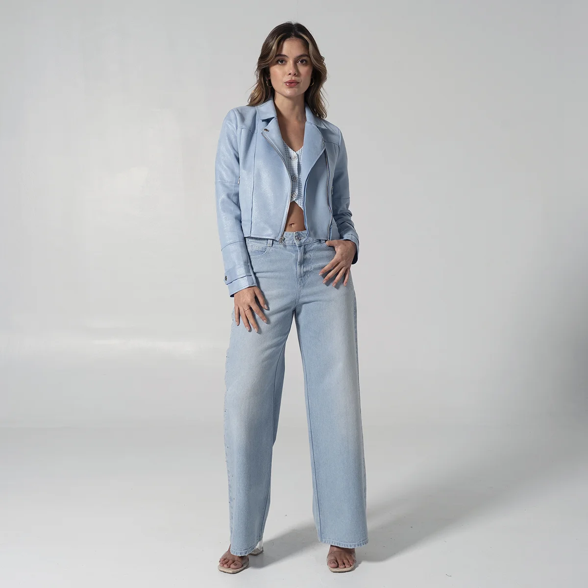 Jean Denim Wide Leg Talking