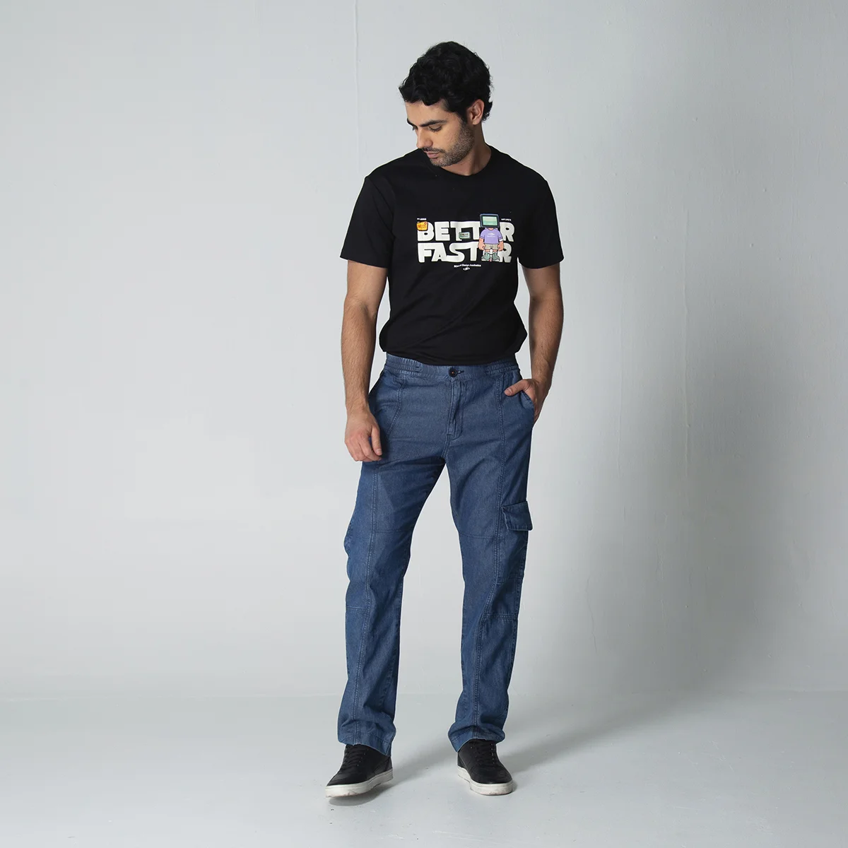 Pantalon Denim Jogger Carter
