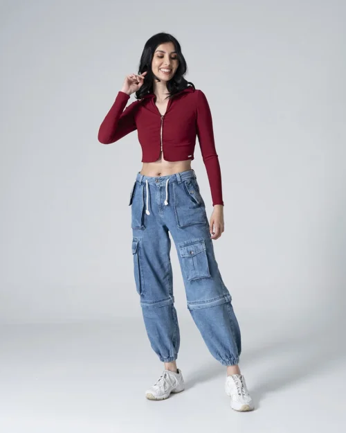 Blusa Corta Slim Manuelle