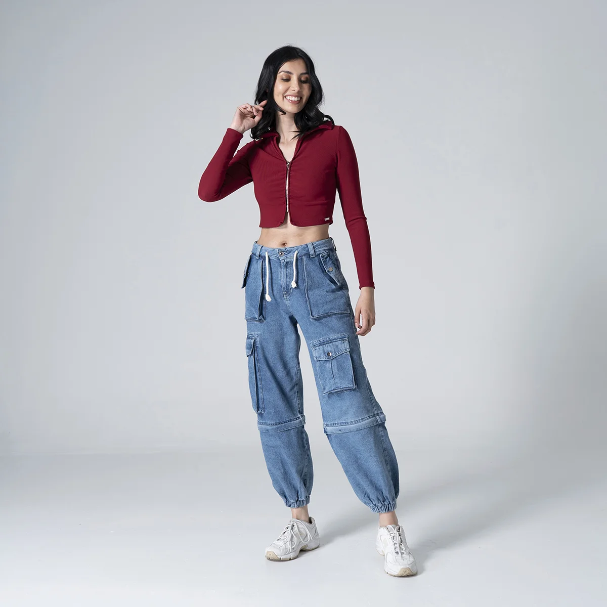 Blusa Corta Slim Manuelle