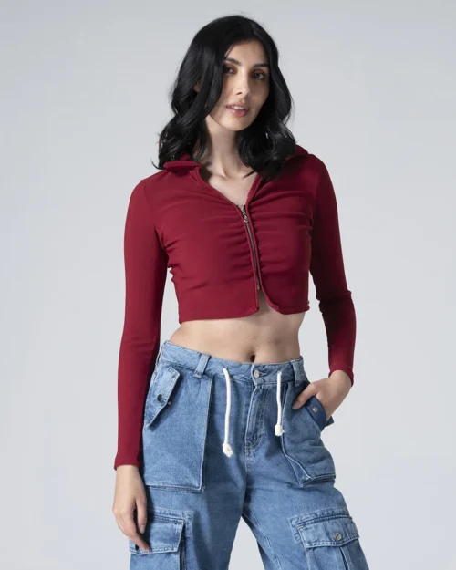 Blusa Corta Slim Manuelle