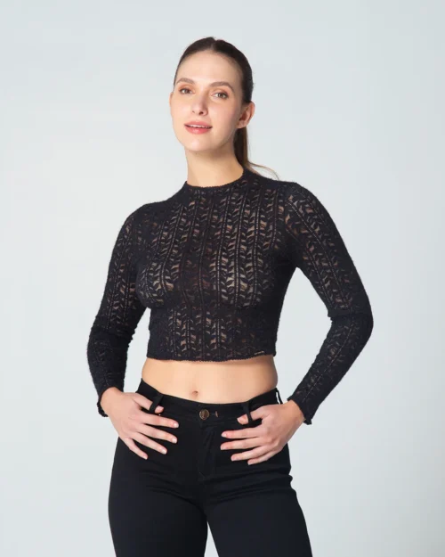 Blusa Crop Slim Lizt