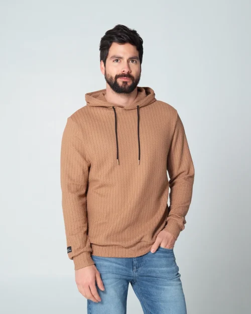 Buzo Hoddie Regular Moca