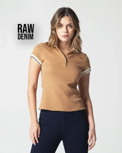 Camiseta Polo Slim Aura