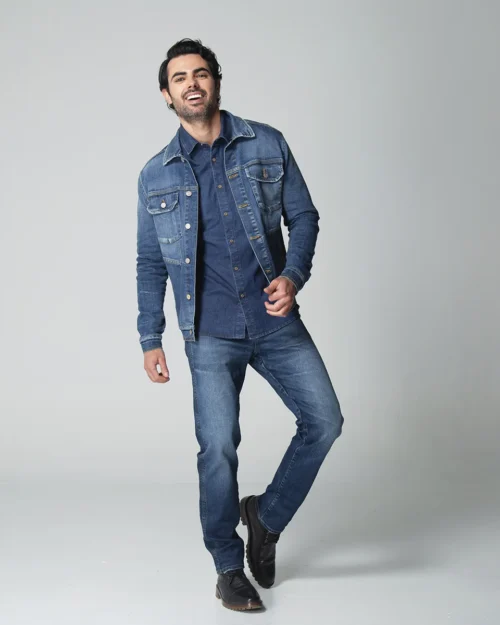 Chaqueta Denim Clasica Regular Italy