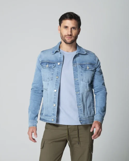 Chaqueta Denim Clasica Slim Italia